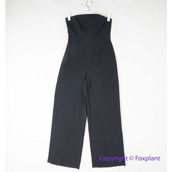 New! White‎ House Black Market Convertible Strapless Split-Leg Jumpsuit, size 4P - Picture 5 of 14